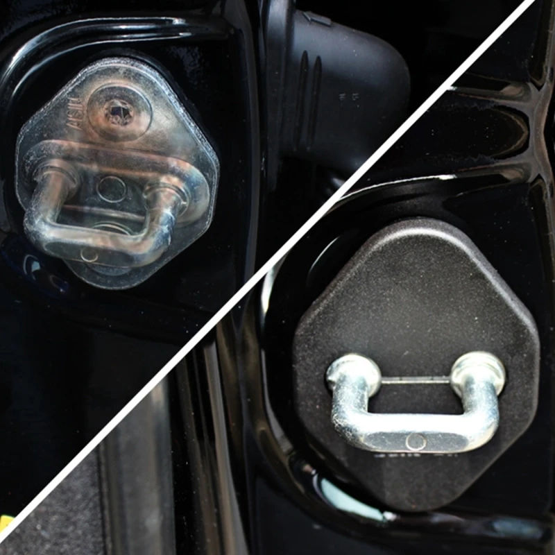 4 шт. Автомобильный Дверной замок Пряжка украшенная ржавчиной Защитная крышка