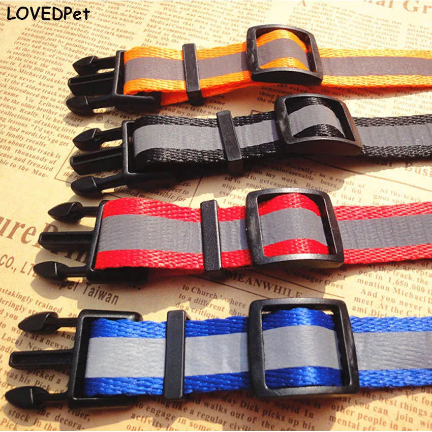 Светоотражающие нейлоновые ошейники для собак маленькие средние и большие