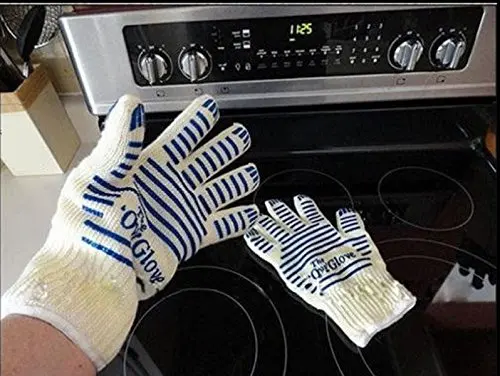 Перчатка для духовки сверхпрочная перчатка моющаяся Нескользящая силиконовая