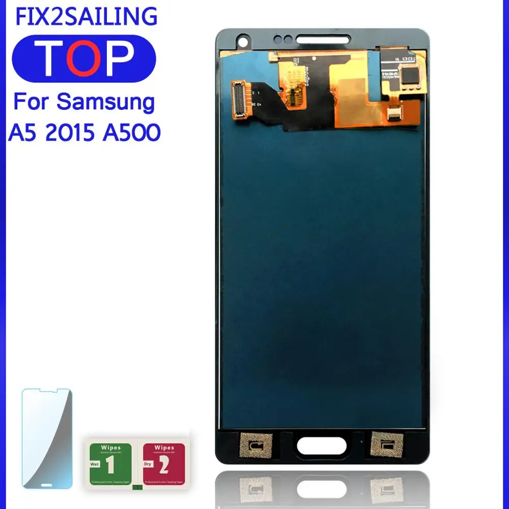 Для Samsung Galaxy A5 2015 A500 A500F A500FU A500H A500M ЖК дисплей + кодирующий преобразователь