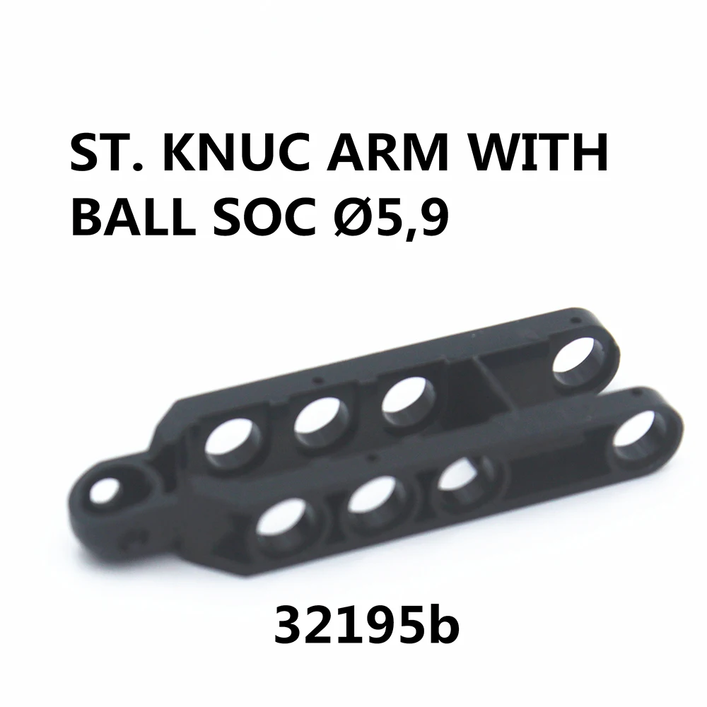 MOC технические Запчасти 4 шт. ST. KNUC ARM W BALL SOC DIA5,9, совместим с основным брендом для детских игрушек для мальчиков 32195