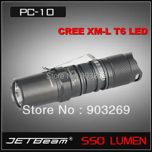 Бесплатная доставка + 1 шт. JETBeam PC10 нью cree XM L T6 CR123A фонарик 5 режима 550 люмен туризм
