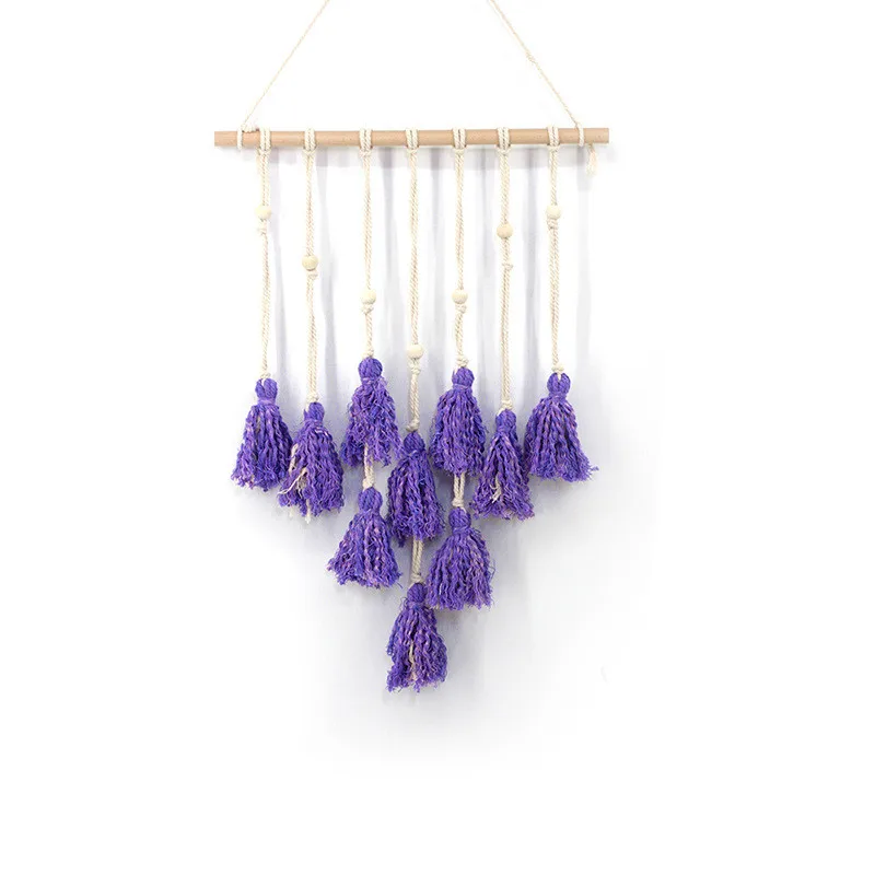 

nordic dream catcher fairy wall tapestry macrame curtain nursery decor kids room decoration gobelin makramee wandkleed boho chic