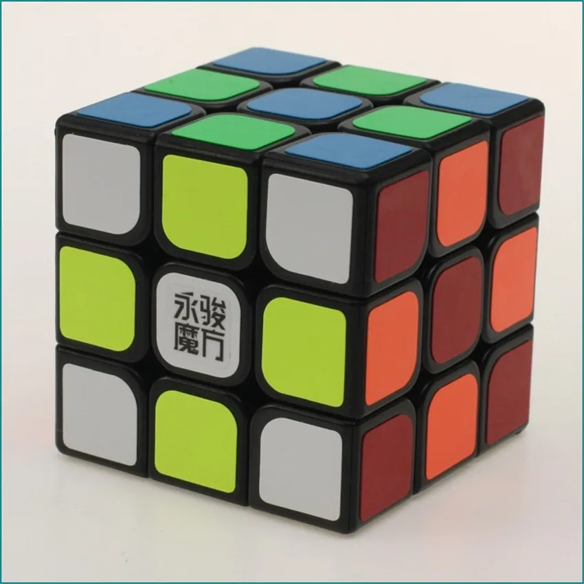 YJ YongJun классические цвета YuLong Серия 3x3x3 волшебный куб гладкая прозрачная