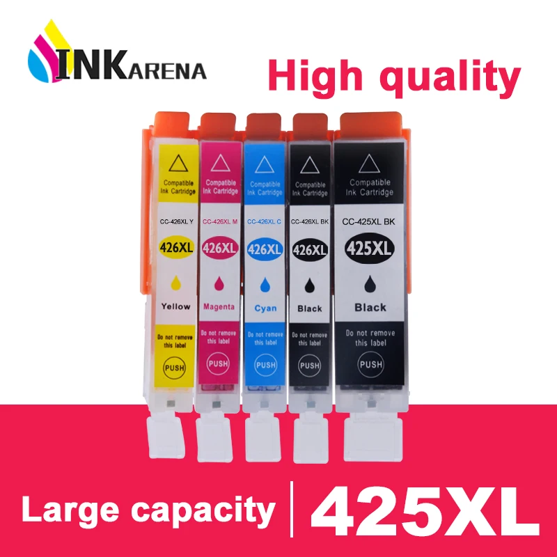 Картриджи для принтера Canon Pixma MG5240 MG5140 MG5340 IP4840 IP4940 MX884 IX6540 MX894 MX714 PGI 425 CLI