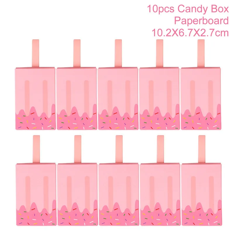 Ice cream candy box FENGRISE балоны на 1-й День рождения воздушный шар на 2-й день рождения От 1 до 2 лет для первого дня рождения декоративный латексный шар для детей - Цвет: Ice cream candy box