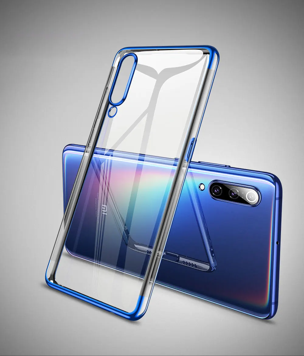 Hacrin чехол для Xiaomi mi 9 Lite чехол mi 9 SE Прозрачный Бампер TPU силиконовый чехол для Xiaomi mi 9 mi 9 чехол