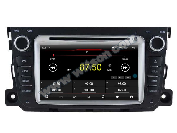 WITSON Android 9 1 автомобильный gps-навигатор для MERCEDES-BENZ SMART 2010-2014 2 Гб RAM 16 FLASH + DAB OBD TPMS DVR