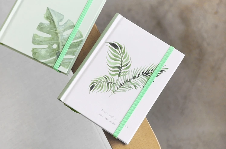 "Monstera" твердая обложка чистая бумага Freenote тетрадь Исследование Дневник Журнал Красивый Блокнот Памятка