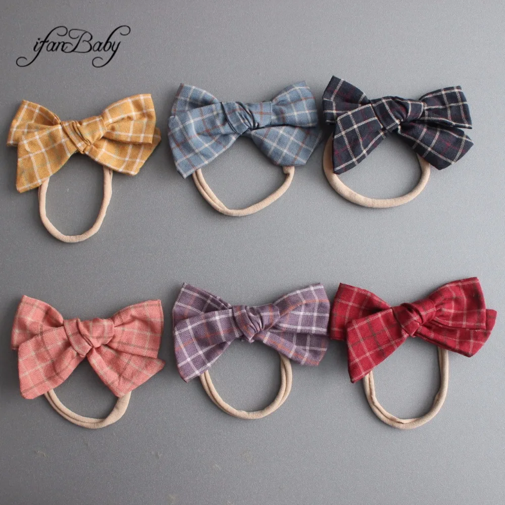 Fashion Oversize kids Nylon flower Headband fabric bow headband | Украшения и аксессуары