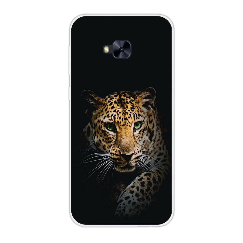 5 'для ZD553KL Чехлы для Asus ZenFone 4 Selfie Мягкие силиконовые ТПУ закуски Fundas Phone Coque Shell