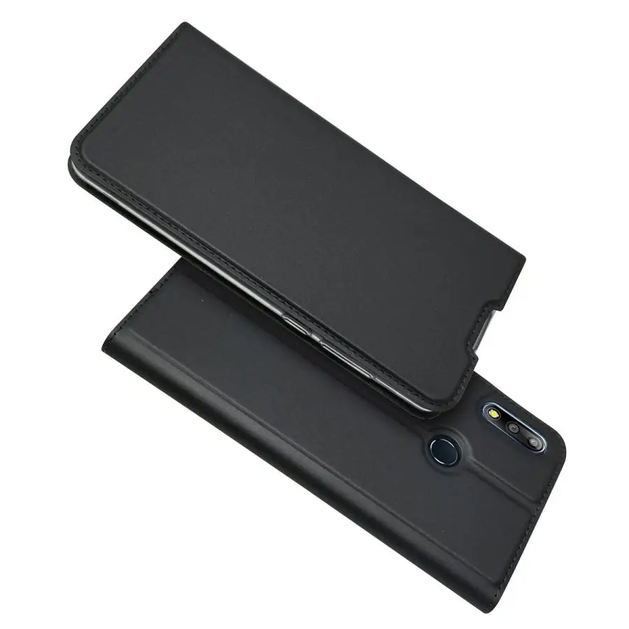 Gray Магнитный кожаный чехол для Asus Zenfone Max Pro M2 ZB631KL ZB633KL чехол s для Asus Zenfone Max M2 ZB633KL откидной Чехол-кошелек для телефона - Цвет: Gray