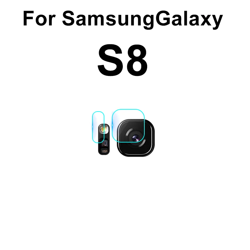 S8 2 шт для задней панели Камера объектив Стекло для samsung Galaxy A10 A20 A30 A40 A50 A60 A70 M30 M20 S10E S10 плюс A7 A750 объектив закаленная пленка - Цвет: S8
