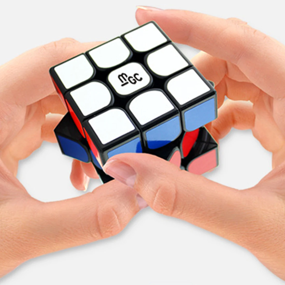 New YJ 3X3X3 Магнитная версия MGC магический куб скоростной для обучения мозгу-черный |