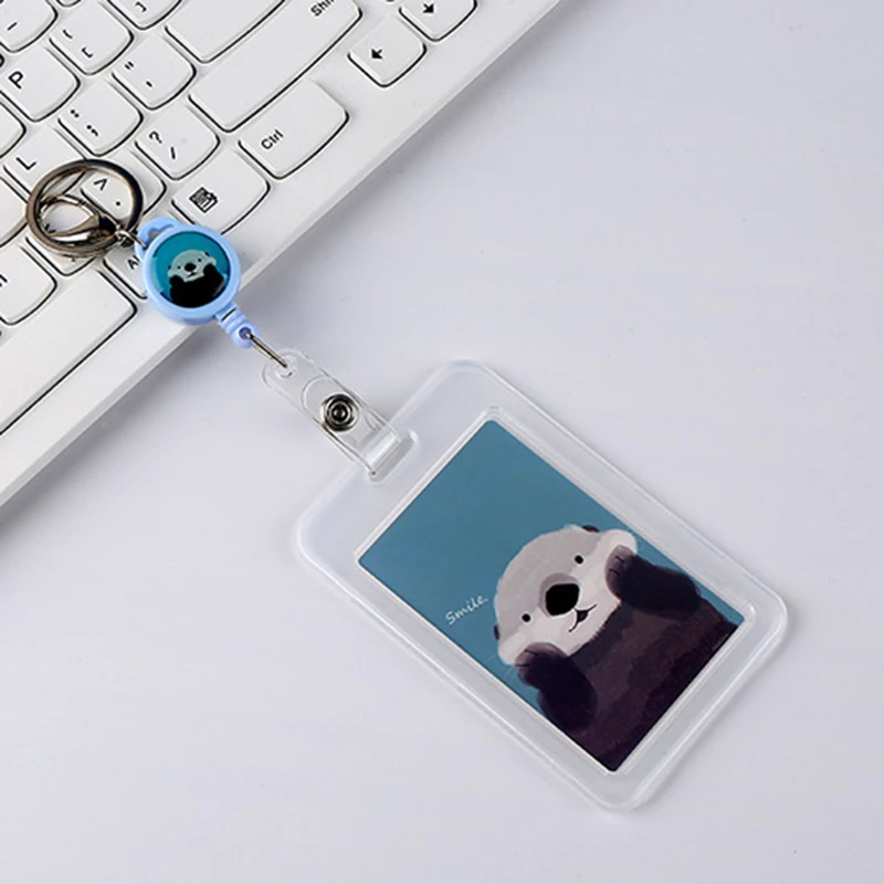 13 ETya женский мужской бизнес-держатель для карт мультфильм милый выдвижной кредитный держатель для карт s банк ID Держатели значок детская Обложка для автобусной карты Чехол - Цвет: 13