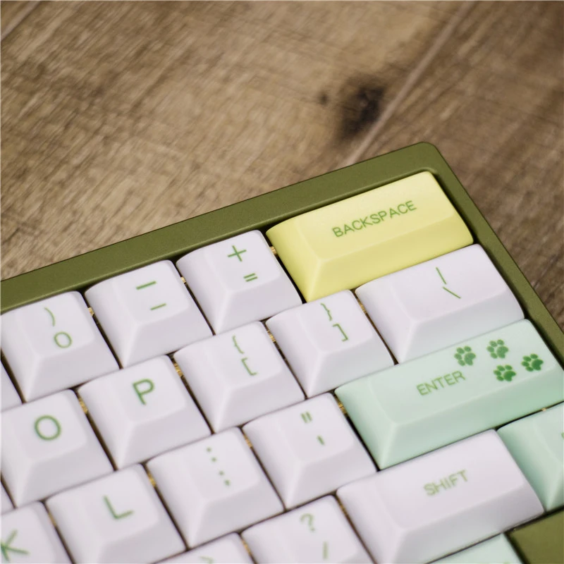 YMDK 136 DSA Dye Sub полный набор ключей Peeking Cat для MX механическая клавиатура filco Ducky 104 TKL 61 KBD75 Kira 96 YMD96 XD64 Tada68