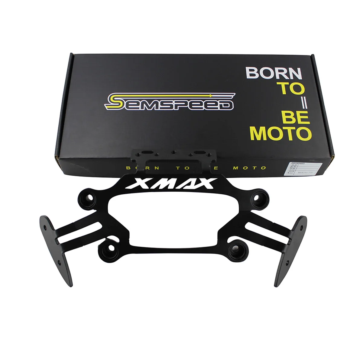XMAX Bracket 2 Мотоцикл телефон 3,5-7 дюймов USB зарядное устройство XMAX подставка держатель Крышка направляющая пластина защитная скоба для Yamaha X-MAX XMAX125 250 300 400 - Цвет: XMAX Bracket 2