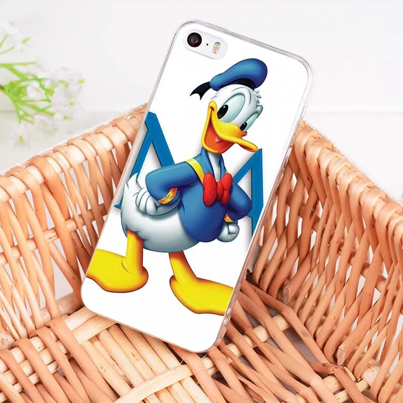 MaiYaCa/Новые супер милые чехлы для телефонов с рисунком Дональда Дака Apple iPhone 8 7 6 6S
