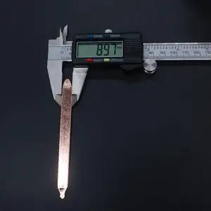 Ноутбук планшеты DIY Модифицированная тепловая трубка ПК ультратонкая трубка ширина 9 мм медная трубка плоская тепловая трубка вентилятор латунь 50-150 мм медная трубка