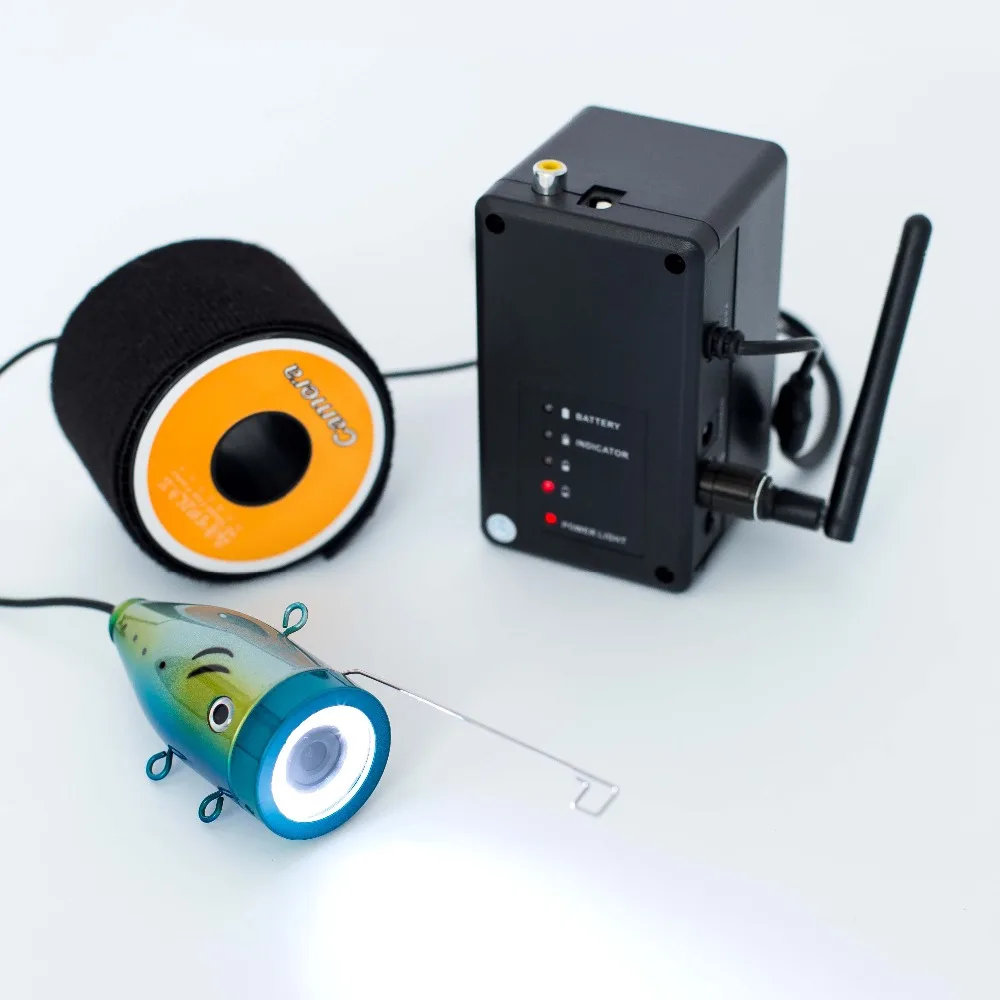 Купить WF01WSL 15 м 49FT рыболокатор WiFi подводная рыболовная камера Поддержка телефона Водонепроницаемая 12 светодиодов камера ночного видения для рыбал...