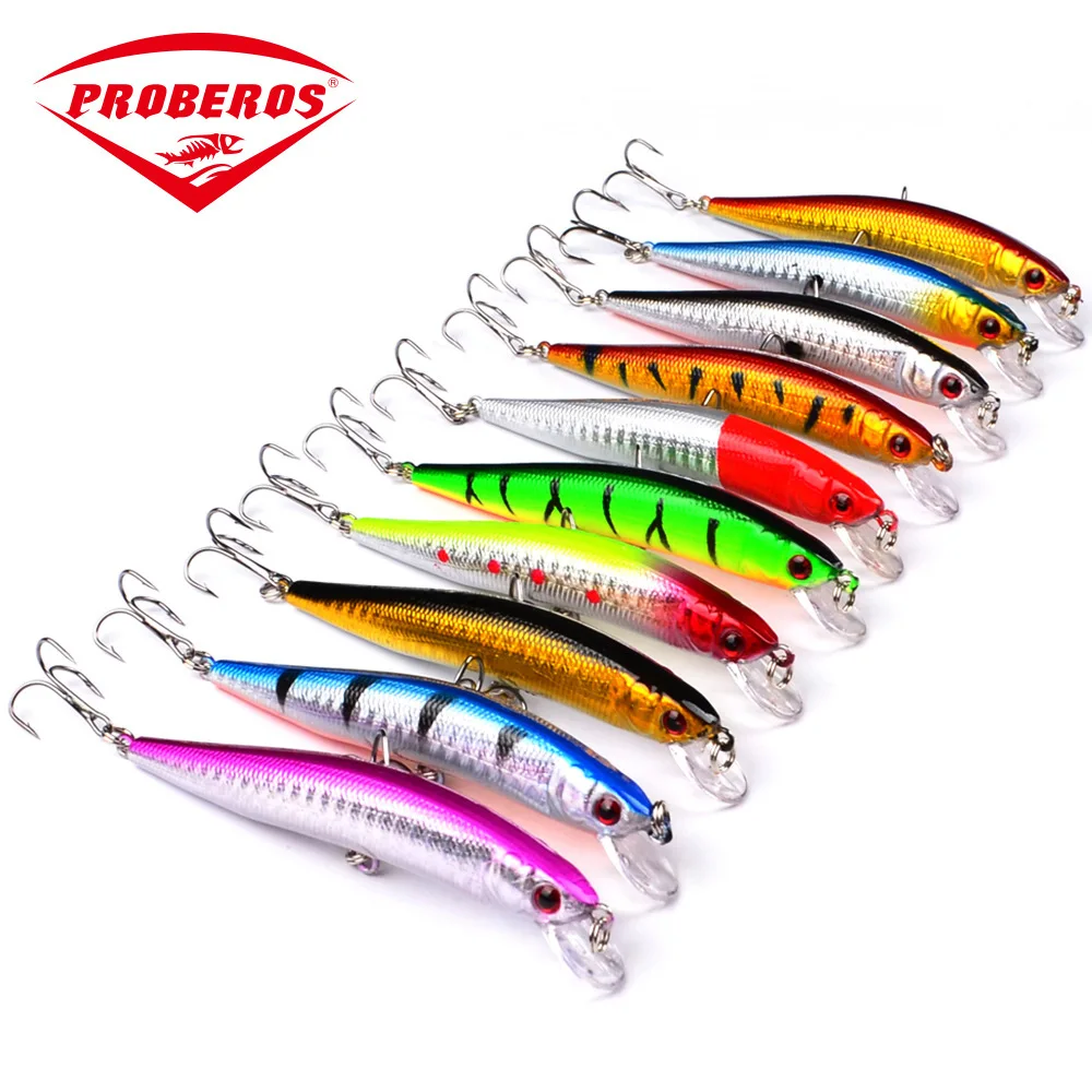 Искусственная профессиональная рыболовная приманка в форме гольяна 100 мм/8 4 г 3D