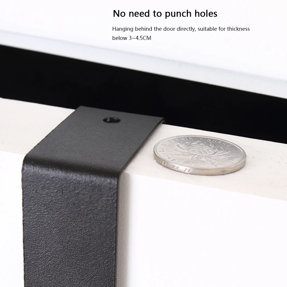 Компактный застегивающийся вакуумный 6 крюк железная дверь шкафа задний крючок