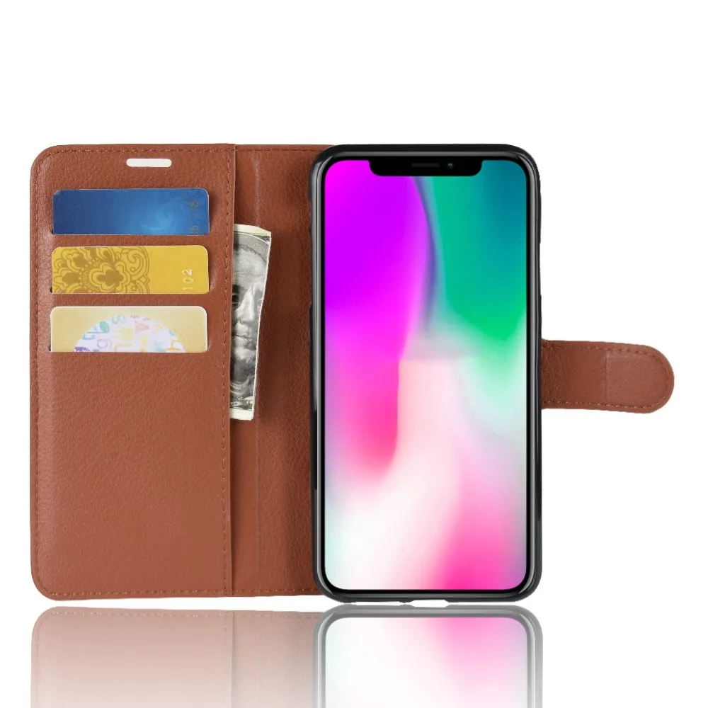 Konsmart искусственная кожа чехол на айфон 6 S 7 8 плюс 5 5S SE случае Бумажник флип PU чехол для айфон X XS Max XR телефон случаях Обложка чехлы на iphone 6 S Plus случае