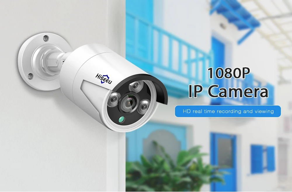 Hiseeu HB612 1080P 2.0MP 3,6 мм POE Мини Пуля ip-камера