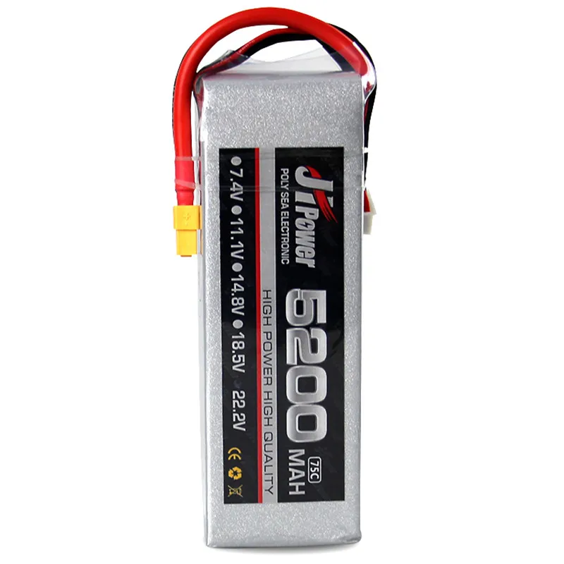 6 S 22 2 V RC LiPo батарея 3500 мАч 4200 5200 6000 мА/ч 25C 35C для Дрон Квадрокоптер вертолет
