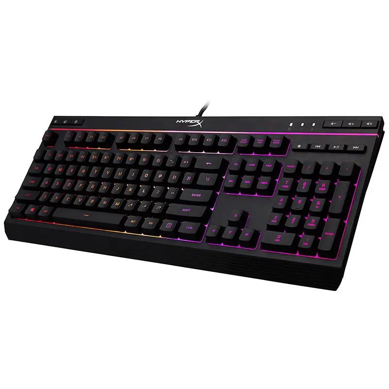 Игровая клавиатура KINGSTON HyperX из сплава с ядром RGB металлическая панель