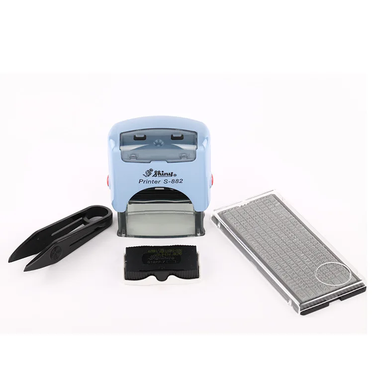 Штамп резиновый блестящий 38x14 мм|Штампики| |