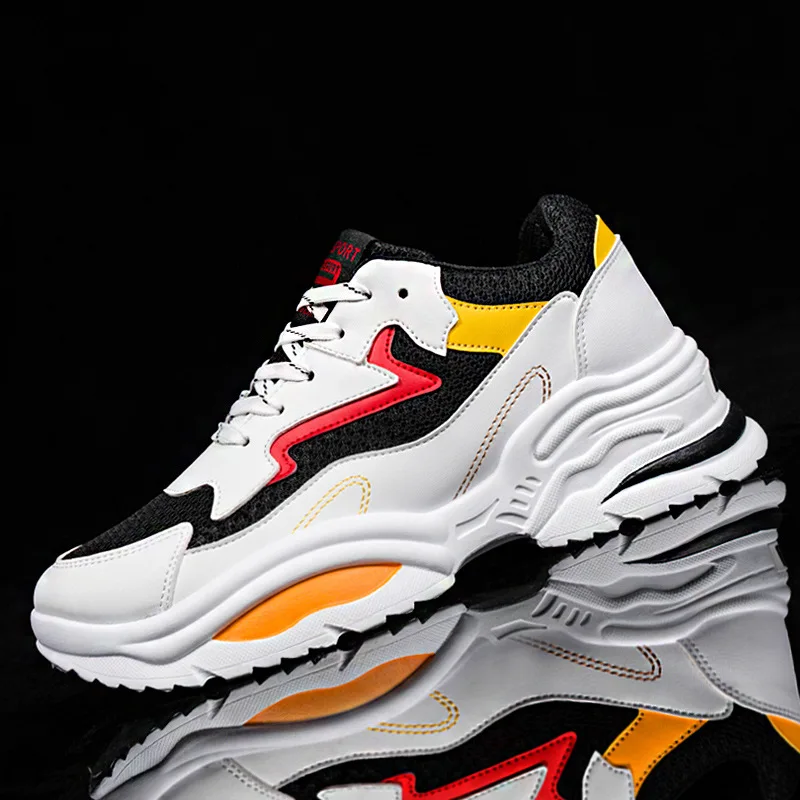 INS Vintage chunky Sneaker Kanye West Light Breathable Men Casual Shoes Zapatillas de Hombre Tenis Masculino dropshipping | Обувь