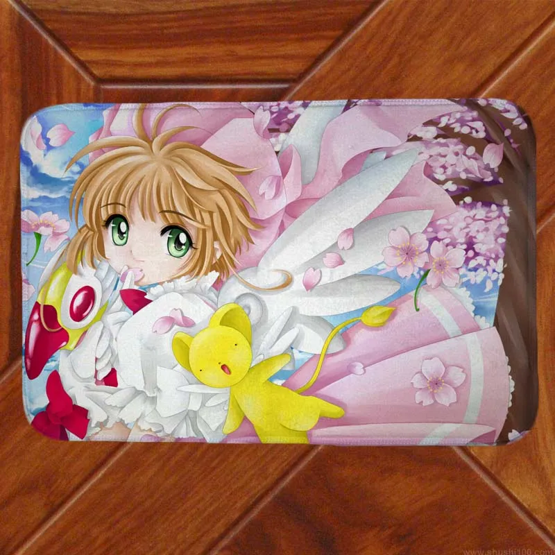 Напольный коврик Sakura с отделением для карт декоративный спальни Аниме Манга 001|mat