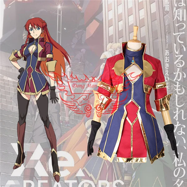 Лидер продаж новый костюм для косплея Fate/Apocrypha Selesia Upitiria пальто + перчатки крутой
