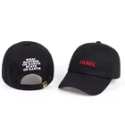 Бейсболки с вышивкой для мужчин и женщин, кепка для папы в стиле хип-хоп, Прошитый неструктурированный рэпер, шапка Кендрика Ламара