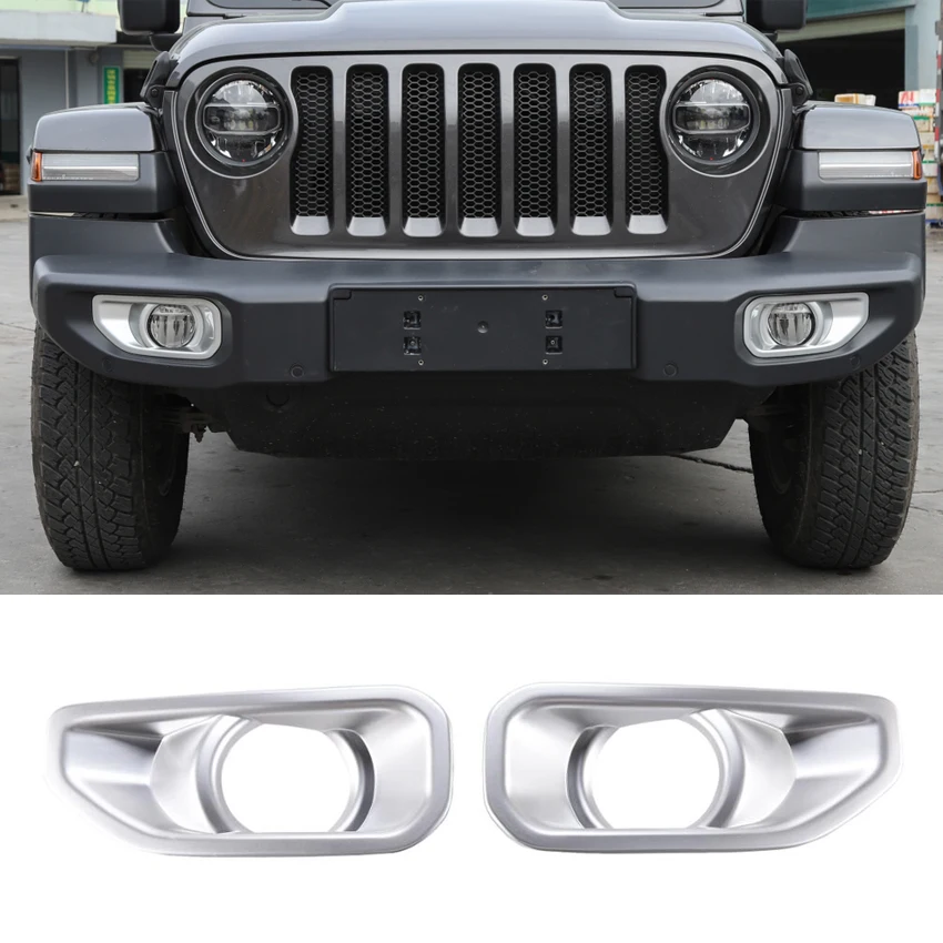 JXKaFa для Jeep Wrangler JL 2018 + Автомобильные передние противотуманные фары декоративная
