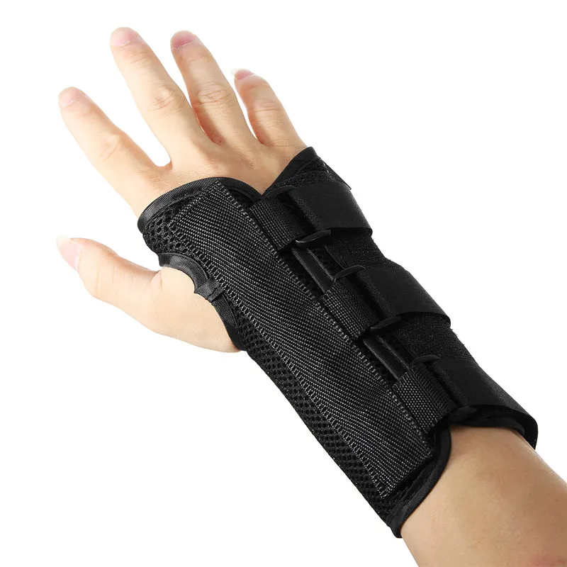 Горячая Carpal туннель 2 напульсник Sprain шина для предплечья ремень вывих запястья клейкая лента напульсник