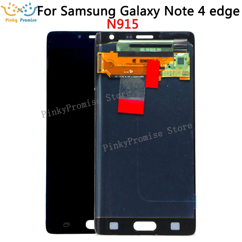Для samsung Galaxy NOTE 4 Edge N915 ЖК-дисплей с сенсорным экраном дигитайзер в сборе с рамкой для 5," samsung NOTE 4 Edge lcd