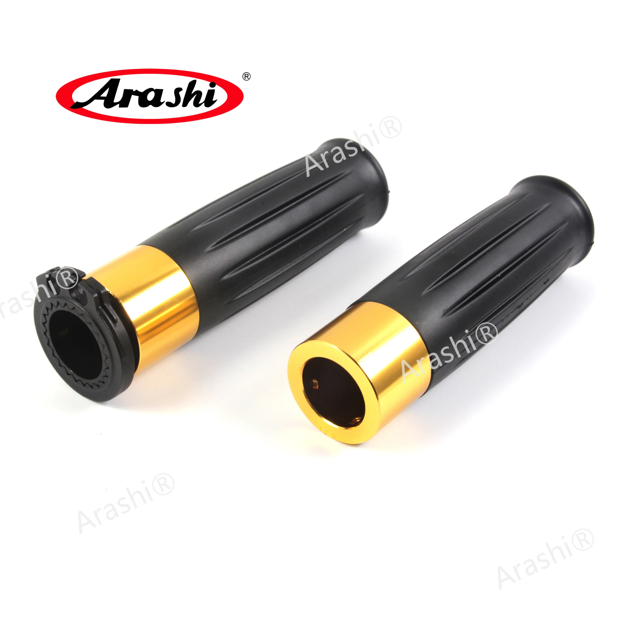 Arashi 1 пара рукоятки для мотоцикла с ЧПУ резиновая ручка Yamaha MT09 MT03 YZF R1 R3 R6 XJR TMAX 530