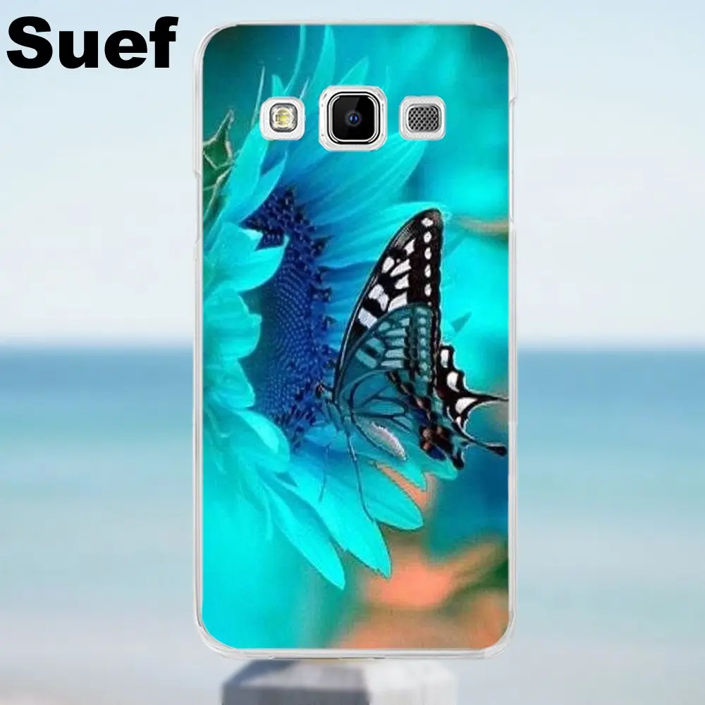 Suef Ariel Butterfly Мягкий чехол из ТПУ для Galaxy Alpha Core Prime Note 2 3 4 5 S3 S4 S5 S6 S7 S8 mini edge Plus |