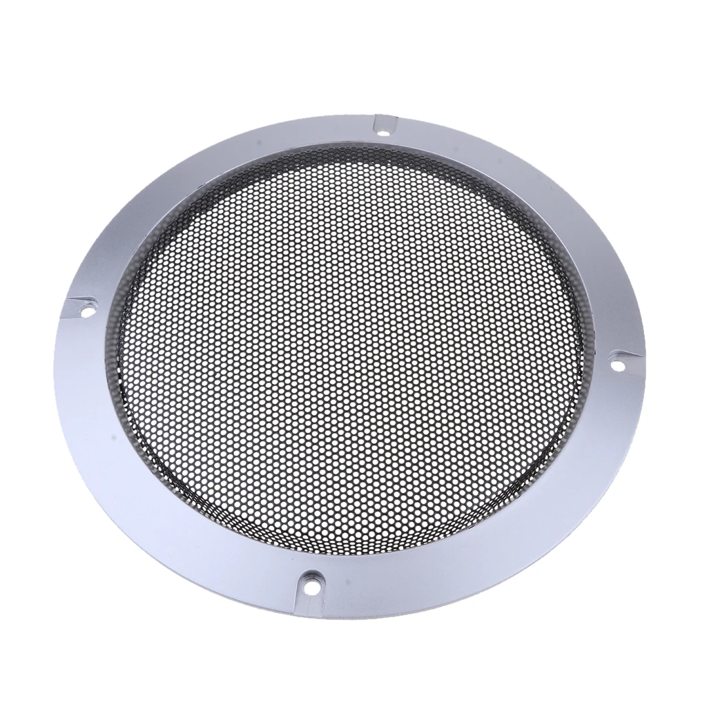 

Чехол-накладка для колонки 6,5 дюйма с 4 винтами для крепления домашней аудиосистемы, наружный диаметр 184 мм, серебристый