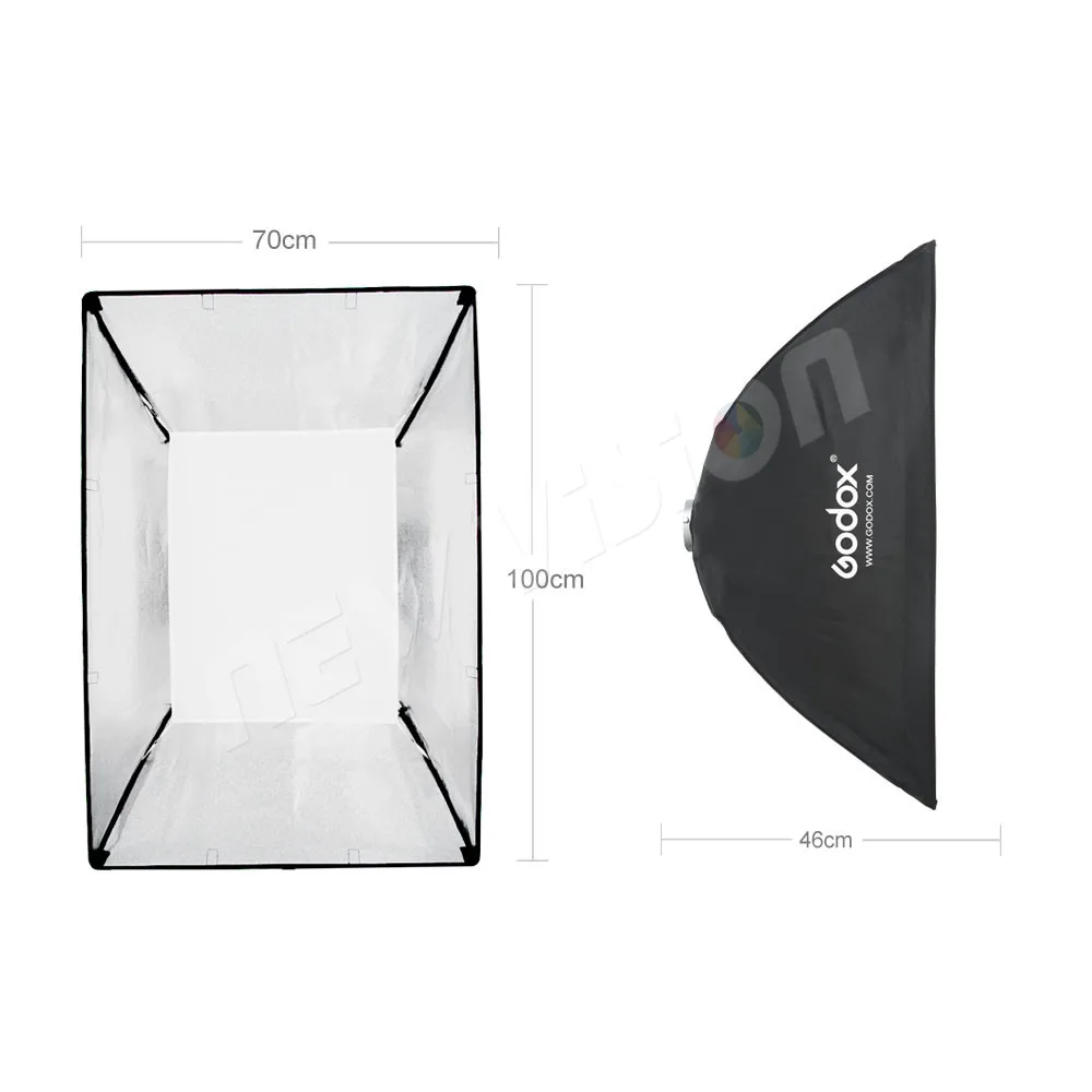 Студийная Вспышка Godox 70x100 см 27 5 &quotx 39&quot отражательный софтбокс диффузор для