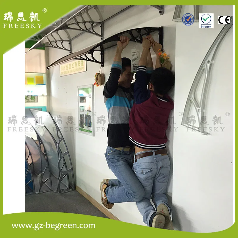 YP80100 80x100 см 80x200 80x300 окна тент от солнца Черный Кронштейн Clear polycarbonte лист дождь