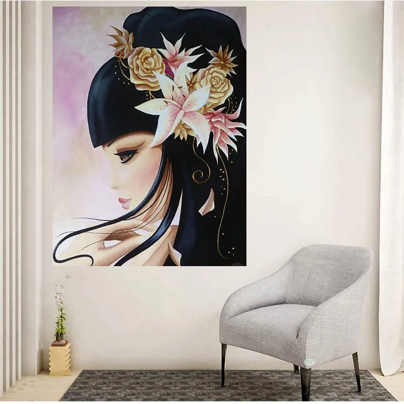 LaoJieYuan DIY 5D алмазная картина девушка вышивка крестом мозаика Алмазная вышивка узоры для вышивки Стразы картины