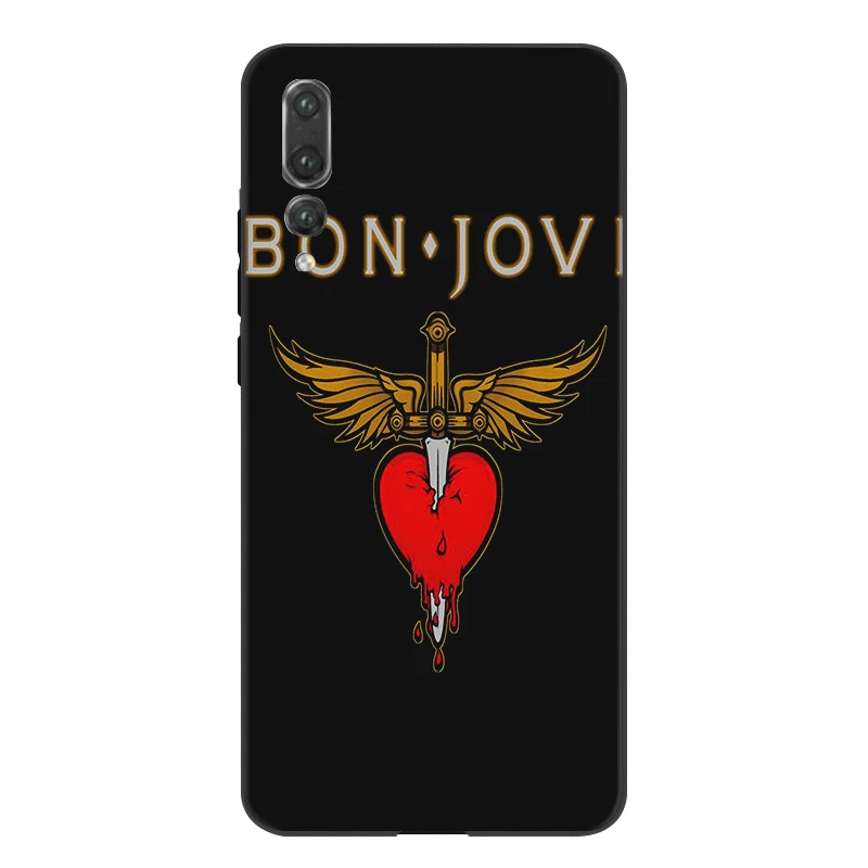 Desxz силиконовый чехол для телефона Huawei Y5 Y6 Y7 Y9 Prime Mate 10 Nova 2i 2 3 3i 4 Pro Lite сумка Bon Jovi Rock