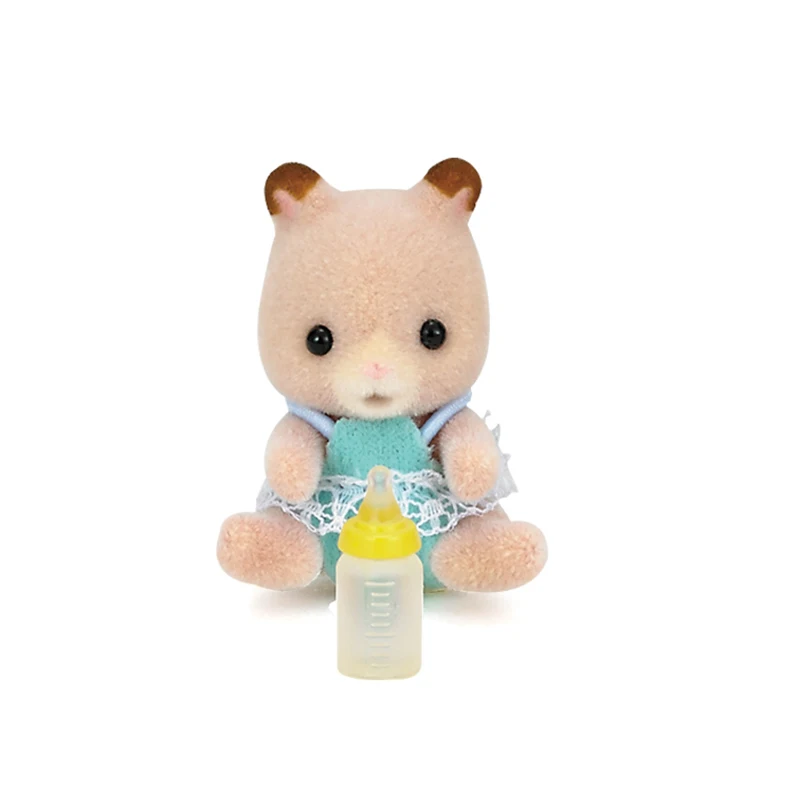 Sylvanian Family пушистый кукольный домик с животными фигура хомяк комплект для детей