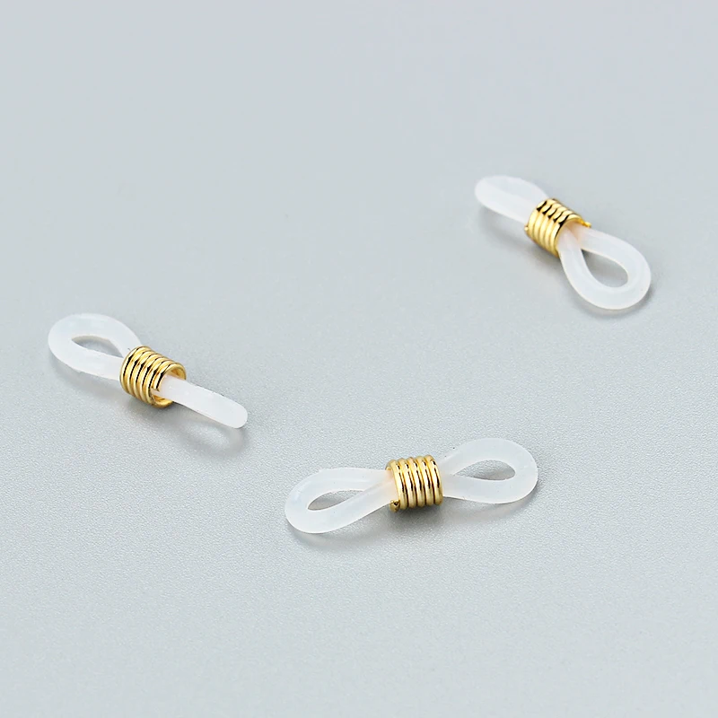 50 шт. держатели для очков на цепочке резиновые концы петлях| |