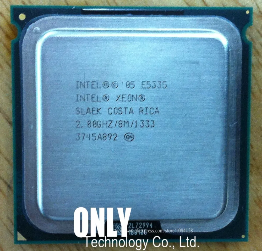 Процессор Intel Xeon E5335 2 0 ГГц/8 Мб/1333 процессор LGA771 Core Quad CPU работает на материнской