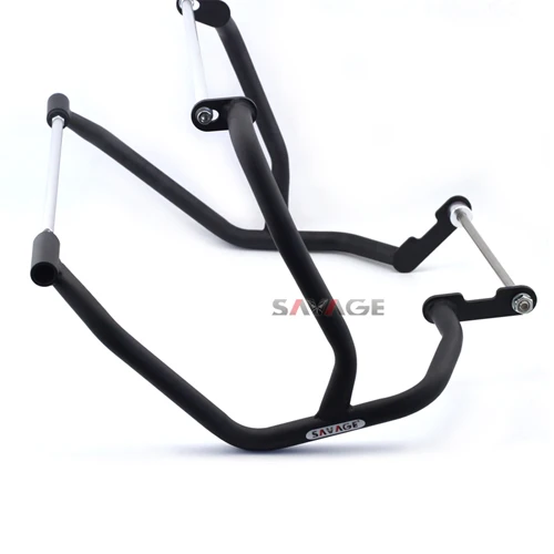 Рамка картера двигателя защита картера для YAMAHA FZ-09 MT-09 MT09 Tracer FJ-09 XSR 900 аксессуары для мотоциклов - Цвет: Черный