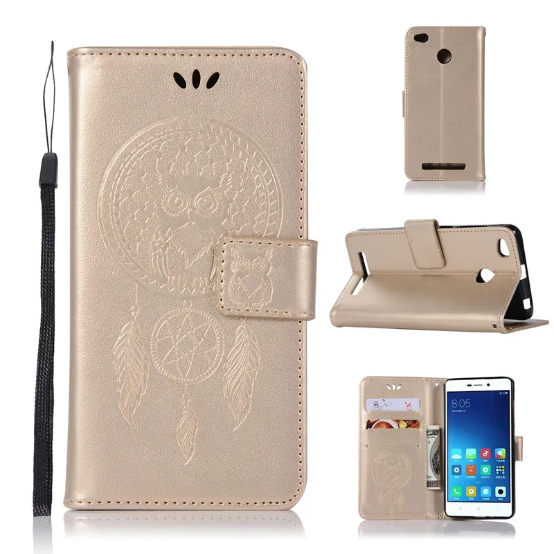 Ретро Чехол Сова Xiaomi Redmi 3 S 3 Pro Чехол кожаный силиконовый кошелек откидная крышка Xiomi Xiaomi Redmi 3Pro 3 S Pro Чехол для телефона Coque